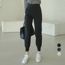 여성 몸매 보정 만능 트임 조거 팬츠 골프 바지 연습복 골프웨어 스크린 빅사이즈 뱃살 커버 매직 스판 밴딩 츄리닝 요가 필라테스 트레이닝 (55~99사이즈)