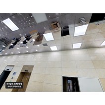 천장마감재 SMC 대체용 하이엔드 미러 스텐 천장재 (사우나 실내 외부 필로티 주차장), 실버, 300X600