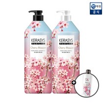 [애경]케라시스 퍼퓸 체리 블라썸 샴푸/린스 1000ml+러블리 샴푸 180ml, 02.린스 1000ml