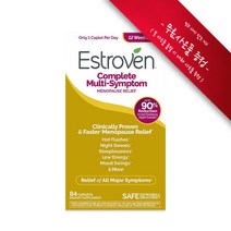 [사은품증정] 에스트로벤 갱년기 여성용 메노포즈 개선 84정 Estroven Complete Multi-Symptom Menopause Relief 84 CapS, [1개], 1개