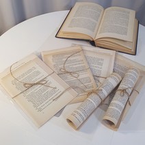 쇼핑몰 촬영소품 빈티지 영문페이퍼 벽장식 6장세트, 단일속성, 본상품선택