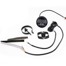 2.5 "60mm 타코미터 게이지 0-9000 RPM 타코 미터 블랙 페이스 디지털 및 포인터 12V LED, 01 Tachometer Gauge