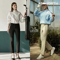 애시워스 스윙팬츠 2종(여성) - 블랙+라이트베이지