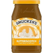 (미국식품) 스머커즈 무설탕 잼 11.75 Ounces (Pack of 6), 버터스카치