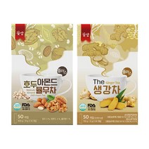 꽃샘 호두아몬드 율무차50T+The 생강차 50T, 100포