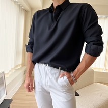 구김없는 링클프리 오픈카라 반오픈 오버핏 긴팔 셔츠_(6color) 와이셔츠 스판 세미오버핏 정장 남방 빅사이즈 봄 여름 가을