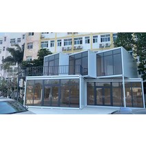 조립식창고조립식주택조립식 조립식 집 키오스크 하우스 이동식 소형 홈 오피스 강철 구조 공장 컨테이너