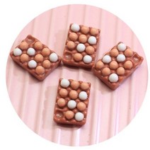 음식모형 빵모형 고기모형 미니 시뮬레이션 계란 트레이 포함 개 요리 모델 미니어처 인형의 집 주방 음식 장식 인형 액세서리, 50PCS+mix