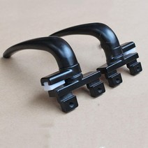 루버창 폴딩도어 손잡이 외부 열린 창 도어 핸들 푸시 창 잠금 핸들 내부 블랙 화이트, 왼쪽, 하얀