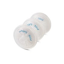 Allpure Biotechnology의 소수성 PTFE 주사기 필터 지름 25mm 0.45μm 모공 크기 산업용 여과용 100개 팩, 소수성 PTFE_0.45 μm