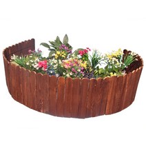 Starry 펜스실외 화단울타리 나무말뚝심플, 100*30cm 삽입