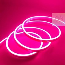 LED라인조명 핑크 10cm 붙이는 LED바 USB 실리콘 면발광 슬림 휘어지는 플렉시블, 10cm당(기본연결발송)