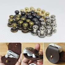 둥근머리 나사 가죽공예 가방 벨트 6x8 리벳 브론즈