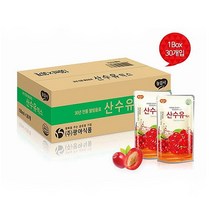 광야 산수유 파우치 130ml 1박스30개입 차 원액 음료베이스 과즙, 광야 산수유 파우치 130ml 1박스(30개입)