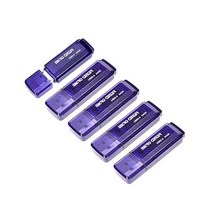 마이크로 센터 슈퍼스피드 5팩 64GB USB 3.0 플래시 드라이브 껌 크기 메모리 스틱 썸 데이터 스토리지 점프 드라이브(64G 5팩)