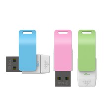 엔보우 밀크/밀크 C타입 8GB OTG USB메모리, 1, 밀크 8GB 블루(5핀)