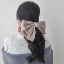 쳐짐이 예쁜 새틴 왕리본 머리핀 리본핀 23color