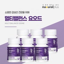 갑상선 호르몬 합성 건강 관리 개선 에 좋은 요오드 비타민B군 아연 복합 미국산 원료 영양제 보조제 남성 여성, 6BOX(1년분)