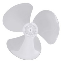 11.2 인치 팬 블레이드 큰 바람 가정용 테이블 패너 블레이드 스탠딩 받침대 팬 공급을위한 플라스틱 3 잎 일반 팬 임펠러, 하얀색