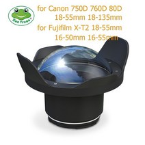 Seafrogs-6 인치 돔 포트 와이드 앵글 렌 소니 A7R III 캐논 750D 80D EOS M3 5D IV 후지필름 J5 카메라, 06 Army Green