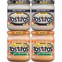 토스티토스 딥앤살사 소스 15.5온스 4팩 Tostitos Queso Variety packs (Pack of 4)
