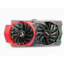 GTX970 MSI NVIDIA Geforce GTX970용 4G 비디오 카드 용 오리지널 방열판 쿨러 냉각 팬, 01 6pin