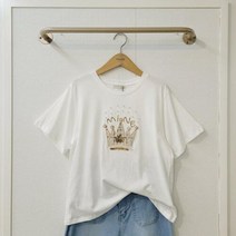 무자크 TC01 라운드 왕관 티셔츠 MM6WTS01