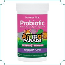 네이처스플러스 키즈 프로바이오틱스 어린이 70억 유산균 비건 30츄어블