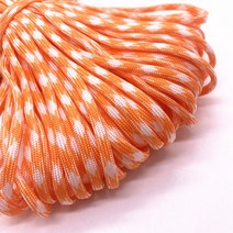 DIY 공예용품 장식품 폼폼 리본 5야드 4mm 멀티 컬러 파라 코드 550 낙하산 등산 끈 로프 밀 사양 유형 III, 03 03