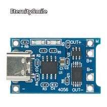 로 USB 5V 1A 18650 TP4056 기능 리튬 배터리 충전기 모듈 충전 보드 듀얼 이온, [04] 18650 TYPE-C