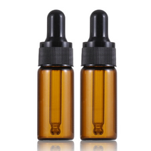 다올마켓 스포이드 공병 10ml 화장품공병 검정캡 갈색 유리 공병 - 에센스 오일 디퓨저 공병