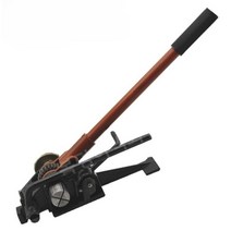 철 밴딩기 밴드 결속 무클립 결속기 택배 3pl 화물포장, 원컬러, 25mm 중금속 포장기완전 세트