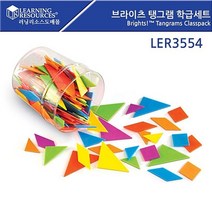쭈bhnj__러닝리소스 LER3554 브라이츠 탱그램 학급세트 도형분할퍼즐 컬러타일 놀이 평면♥hopenjoy!, ♥hopenjoy!