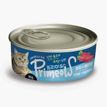 프리미요 고양이 습식 캔 85g, 24개, 참치 + 헤어볼