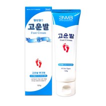 웰빙헬스 고운발 120g/튜브 풋크림 발 보습 각질관리