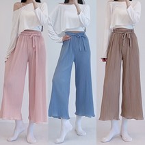 로라벨 플리츠 주름 요가바지 하렘팬츠 와이드팬츠