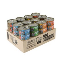 프로베스트 캣푸드 콤보캔 80g x 24개입 1BOX, 없음