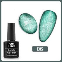 네일흡진기 BOZLIN-오로라 파우더 5ml 매직 크롬 리퀴드 미더스트 메탈릭 미러 효과 네일 젤 폴리쉬 래커, 78 Christmas Cat 06