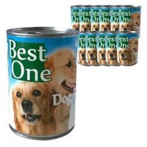 베스트원캔 양고기맛 강아지 사료, 375g, 12개입