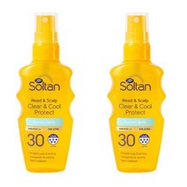 Soltan Clear Cool Head And Scalp Suncare Spray 솔탄 클리어 앤 쿨 스컬프 SPF30 선스프레이 75ml 2개