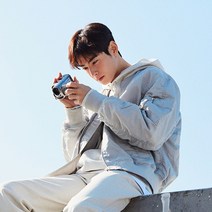 [지오다노] 073521 남성 오버사이즈 패딩 바머 자켓 01073521