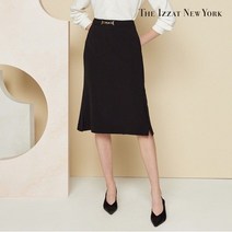 더아이잗뉴욕 더아이잗 메탈 장식 슬릿 플리츠 스커트 IM3M0SK72