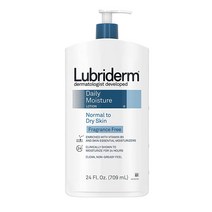루브리덤 Lubriderm 데일리 모이스처 바디로션 24 fl. oz 중건성 피부용 프로비타민 B5 함유 유분기 없음, 709ml, 1개