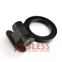 자동차견인고리 하트견인고리 견인로프 줄 후크 악세사리 스트랩 인테리어 차량용 abs 플라스틱 트레일러 라운드 링 바 트레일러 장식 유니버설, 회보