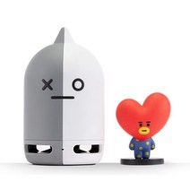 BT21 Friends Duo Bluetooth 공식 휴대용 스피커 & 세트 홈 아웃도어 여행용 화이트, 상세페이지 참조, 상세페이지 참조
