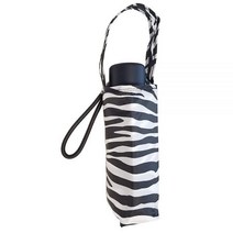 Totes 마이크로 미니 수동 컴팩트 우산 NeverWet 기술 얼룩말 96.5cm(38인치) 아크 커버