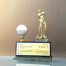 우진아썸 골프트로피 이글패 싱글패 홀인원패 골프대회트로피 케이트로피 HCR01(골드 실버), 실버