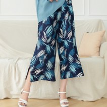 바바라옷장 ~XL 국내생산/인견_패턴 트임 팬츠/빅사이즈/루즈핏/임부복/엄마옷/린넨/쉬폰/인견