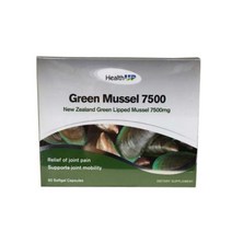 Health up Green Mussel 7500 헬스업 뉴질랜드 그린 머쓸 초록입홍합 초록홍합 7500mg 올리브오일 60정
