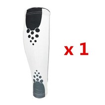 카프슬리브 cep 종아리 보호대 압축 스포츠 레그 슬리브 러닝 레깅스 커버 레그 워머 남성 여성 자전거 송아지 지원 신 가드 체육관 태양 보호, XL, 1 쌍 흰색